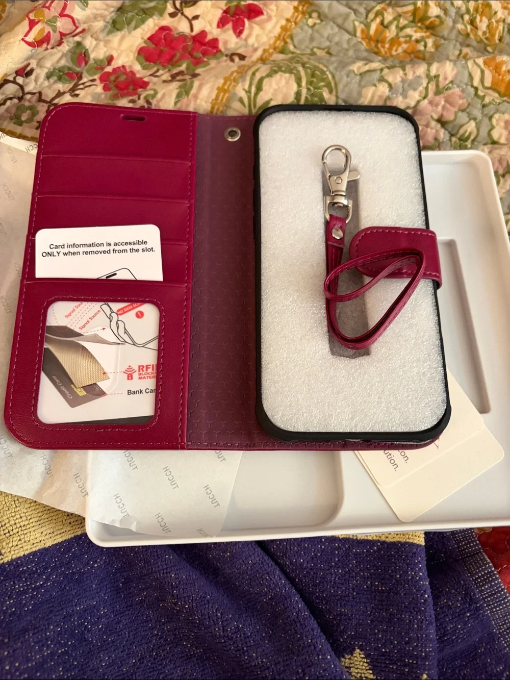 TUCCH 2-in-1 Detachable Wallet Case for iPhone Air (6.5